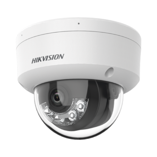 [Dual Light] Domo IP 8 Megapixel (4K) / Lente 2.8 mm / 30 mts IR + 30 mts Luz Blanca / Micrófono Integrado / IK08 / ACUSENSE Lite / Exterior IP67 / H.265 / PoE / ONVIF 