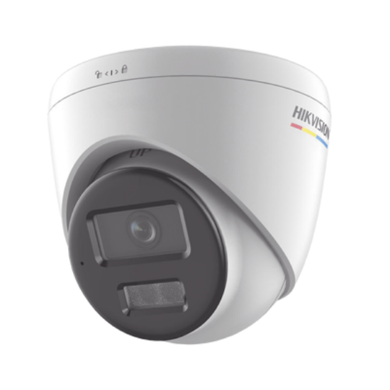 [Dual Light + ColorVu] Turret IP 4 Megapixel / Lente 2.8 mm / 30 mts IR + 30 mts Luz Blanca / Micrófono Integrado / ACUSENSE Lite / Exterior IP67 / WDR 120 dB / PoE / Micro SD 
