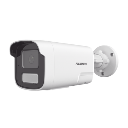 [PROTECCIÓN ACTIVA] Bala IP 4 Megapíxel / ACUSENSE Lite (Detección de Humanos y Vehiculos) / Lente 4 mm / Audio de Dos Vías /  Luz Intermitente y Alerta de Audio / 50 Mts IR EXIR 2.0 / Exterior IP67 / WDR 120 dB / PoE  