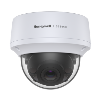 Domo IP 5 Megapixel / Lente Mot. 2.7 a 13.5 mm / 50 mts IR / Ultra Baja Iluminación /  NDAA / ONVIF /  IP67 / IK10 / H.265 / IA (Filtro de Humanos y Vehiculos) / Merodeo / Conteo de Personas / PoE / Audio y Alarmas I/O / Serie 35 