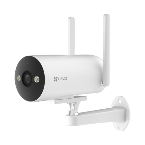 Cámara Bala / 4G / Resolución 3 Megapixel (2K) / Visión Nocturna en Color / AI Detección de Humanos y Vehículos / Defensa Activa con Sirena y Luz Estroboscópica / IP67 