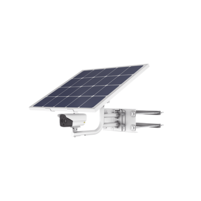Kit Solar IP All in One / Cámara Termica 256 × 192 / Lente 9.7 mm / Panel Solar / Batería de Respaldo de Litio 23.2Ah / Conexión 4G / Accesorios de Instalación
