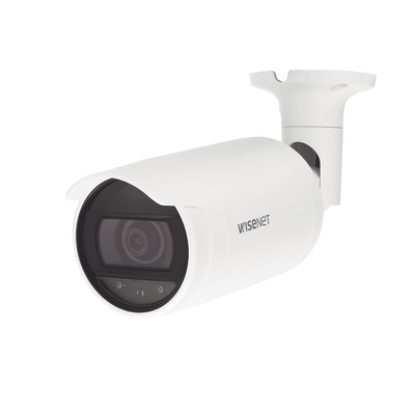 Cámara IP Tipo Bala 4 Megapíxel / Lente 4mm / IR 25M / WDR 120db / IP66 / H.265 & WiseStream / modo pasillo / POE 802.3af