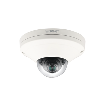 Cámara IP Mini Domo Exterior Antivandálico 2MP / Lente 2.8mm / WDR 150db / H.265 & WiseStream / Conteo de Personas / Video Analíticos Avanzados