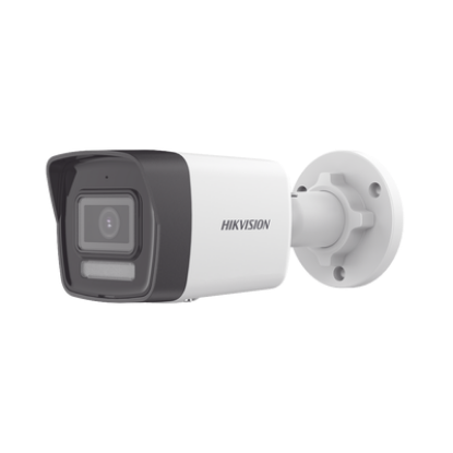 Bala IP 2 Megapixel / Lente 2.8 mm / Dual Light (30 mts IR + 30 mts Luz Blanca) / Micrófono Integrado / ACUSENSE Lite / Exterior IP67 / H.265+ / PoE  