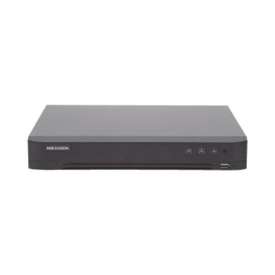 DVR 8 Canales TurboHD + 4 Canales IP / 5 Megapixel - 3K Lite / Acusense (Evita Falsas Alarmas) / Audio por Coaxitron / 1 Bahía de Disco Duro / H.265+ / Salida de Video en Full HD