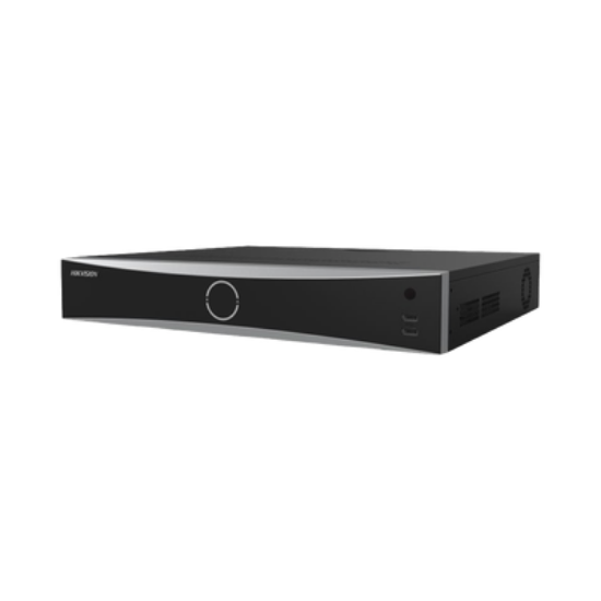 [Acusearch] NVR 12 Megapixel (4K) / 32 canales IP / AcuSense (Evita Falsas Alarmas) / Reconocimiento Facial / 4 Bahías de Disco Duro /  HDMI en 4K / Alarmas I/O