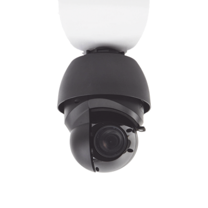 UniFi Protect G4 PTZ cámara de giro, inclinación y zoom de alto rendimiento con transmisión de video 4K, 24 FPS, zoom óptico 22x y visión nocturna LED IR adaptativa.