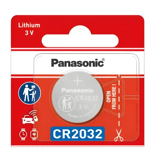 [TELL-ENE242139] Batería de litio CR2032 de 3 V a 225 mAh (No recargable) Para DVR´s y NVR´s HIKVISION o Hilook