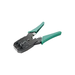 Pinzas para plegar (Ponchadoras) cables RJ11, RJ12, RJ45 telefónicos y cables de red Cat5e, Cat6, Cat6a y con Cavidades para 4, 6 y 8 conductores